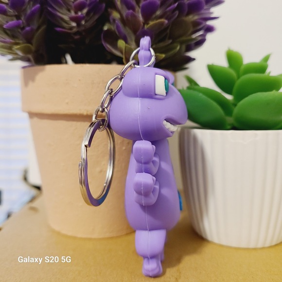 Purple Monster Keychain‎ Toy Character Accessory - Picture 2 of 6